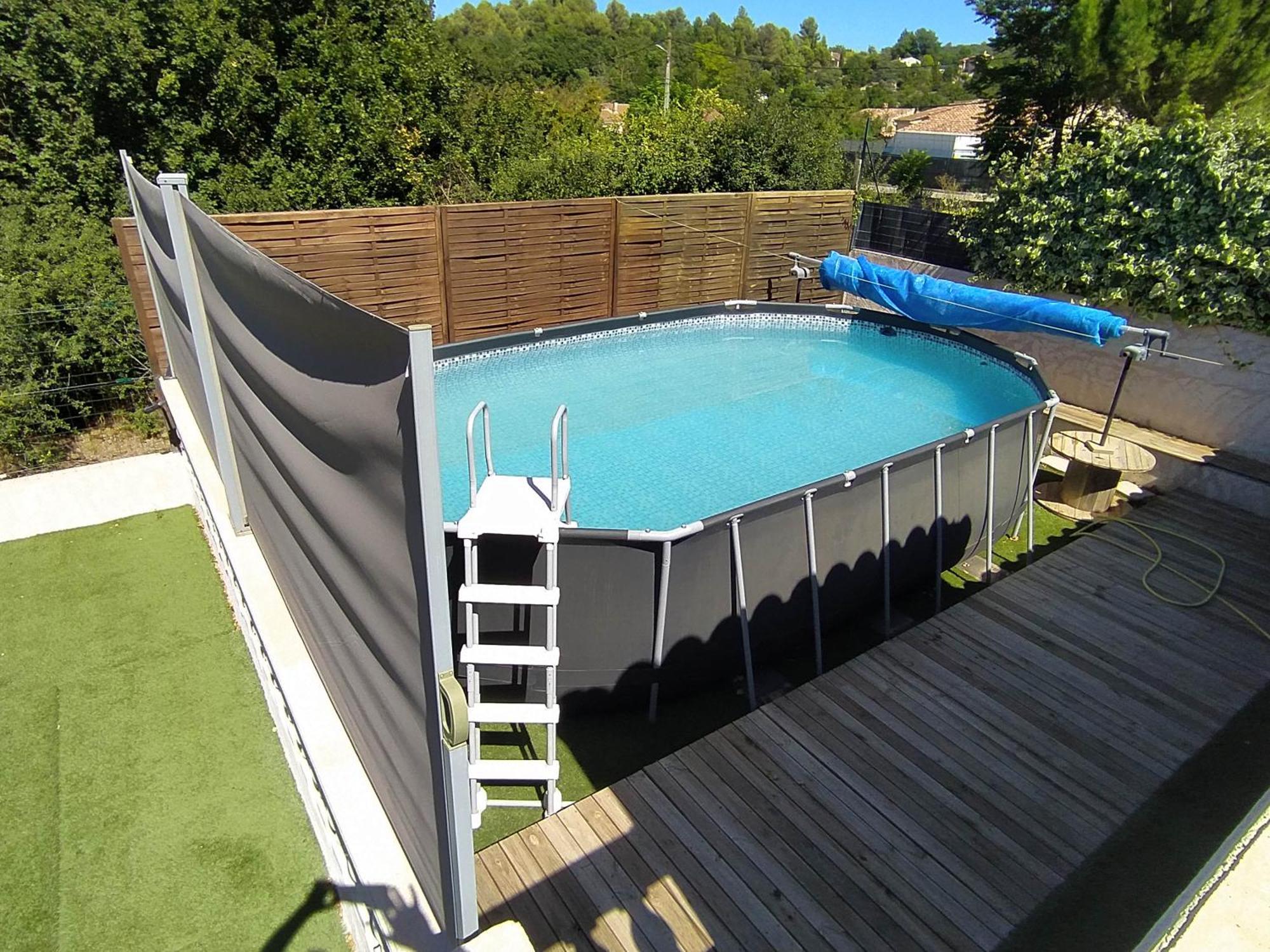 Studio Cosy Avec Terrasse Et Jacuzzi A Disposition De Mai A Aout Rians  Bagian luar foto